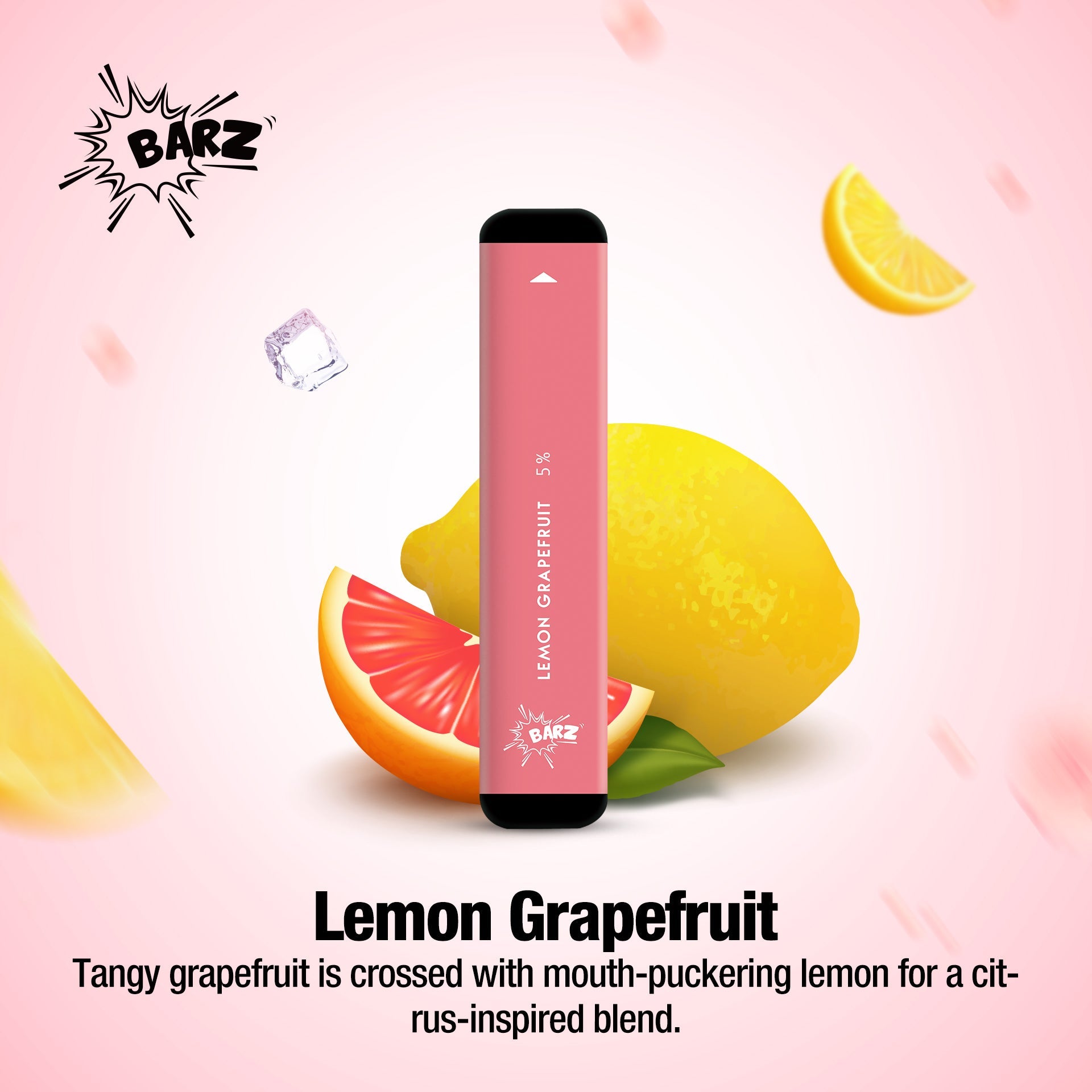 Barz Vape Disposable 300 Puffs -Lemon Grapefruit